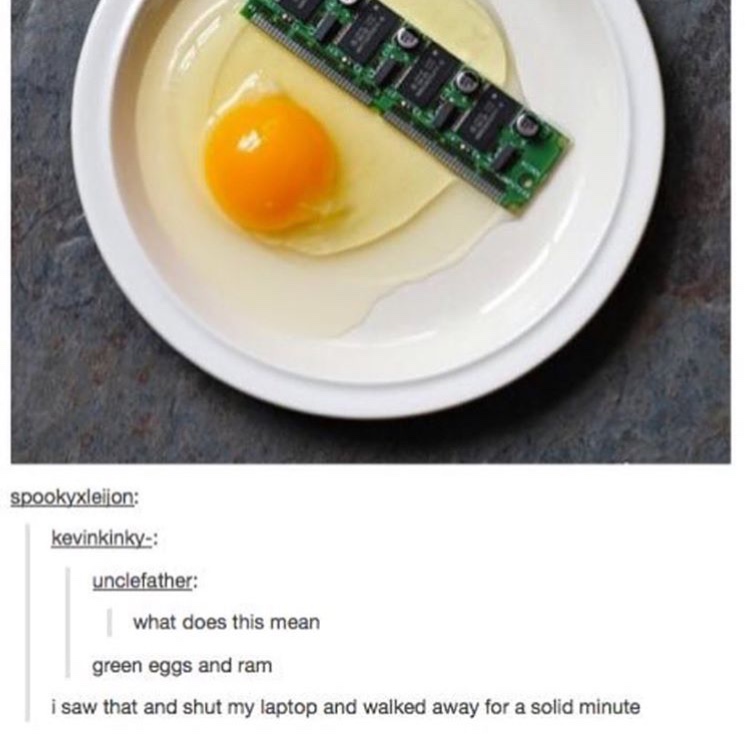 Eggs and ram